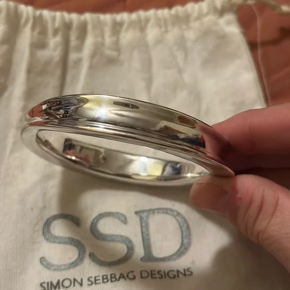 Simon Sebbag Polished Silver Bracelet - Picture 5 of 7